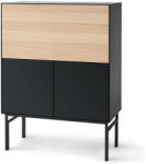 Hammel Furniture Fekete bortároló szekrény 91x111 cm - Edge - Hammel