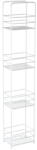 Premier Housewares Fehér fém polcos állvány 16x87 cm - Premier Housewares
