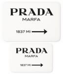 Mila Home Fehér bársony fürdőszobai kilépő szett 2 db-os 60x100 cm Prada - Mila Home