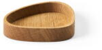 LIND DNA Natúr színű dekoratív fa tárolódoboz 14x12, 5x3 cm Curve S - LIND DNA