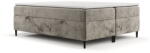 Maison de Reve Világosbarna ágyneműtartós boxspring ágy 180x200 cm Araya - Maison de Rêve