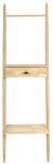 Villa Collection Natúr színű tölgyfa polcos állvány 30x170 cm Ebern - Villa Collection
