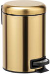 WENKO Aranyszínű rozsdamentes acél pedálos szemetes 3 l Leman - Wenko