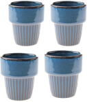 Dakls Kék kőedény eszpresszó csésze szett 4 db-os 100 ml Tone - Dakls