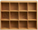 House Nordic Natúr színű többszintes fali polc tölgyfa dekorral 11 cm Soria - House Nordic