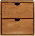 House Nordic Natúr színű többszintes tölgyfa fali polc 18 cm Townsville - House Nordic