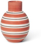 Kähler Design Nuovo rózsaszín-fehér kerámia váza, magasság 14, 5 cm - Kähler Design