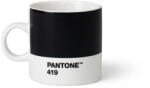 Pantone Fekete kerámia eszpresszó bögre 120 ml Espresso Black 419 - Pantone