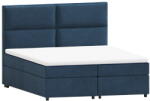 ROPEZ Sötétkék ágyneműtartós boxspring ágy 140x200 cm Rico - Ropez