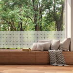 Ambiance Matrica szett ablakra 50 db-os 10x10 cm Square Blackout - Ambiance