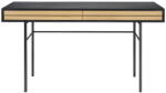 Woodman Stripe fekete íróasztal, 130 x 60 cm - Woodman