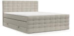 Maison de Reve Bézs ágyneműtartós boxspring ágy 160x200 cm Blend - Maison de Rêve