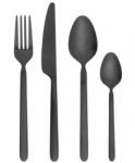 blomus Fekete rozsdamentes acél evőeszköz készlet 16 db-os Stella - Blomus