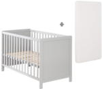 Roba Világosszürke babaágy 60x120 cm - Roba