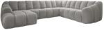 Miuform Világosszürke sarokkanapé (jobb oldali-U alakú) Shell - Miuform