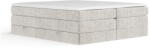 Maison de Reve Bézs ágyneműtartós boxspring ágy ágytámla nélkül 200x200 cm Juniper - Maison de Rêve
