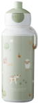 Mepal Világoszöld műanyag gyerek ivópalack 400 ml Little Farm by Little Dutch - Mepal