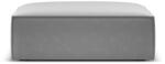 Mazzini Sofas Világosszürke bársony lábtartó Vanda - Mazzini Sofas