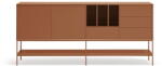 Teulat Téglavörös komód 220x98x45 cm Platt - Teulat