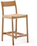 Kave Home Natúr színű tölgyfa bárszék (ülésmagasság 65 cm) Yalia - Kave Home