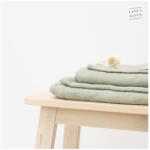 Linen Tales Zöld len törölköző 125x75 cm - Linen Tales