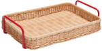 Hübsch Rattan szervírozó tálca 27x42 cm Splint - Hübsch