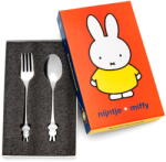 Zilverstad Ezüstszínű rozsdamentes acél gyerek evőeszköz Miffy - Zilverstad