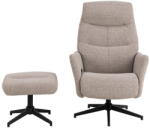 Actona Bézs buklé relaxációs fotel London - Actona