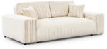 ROPEZ Krémszínű kordbársony kanapé 213 cm Justin - Ropez