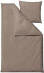Södahl Szürkésbarna egyszemélyes hosszabbított damaszt ágyneműhuzat 140x220 cm Tiles - Södahl