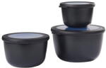 Mepal Élelmiszertartó doboz szett 3 db-os Nordic black - Mepal - bonami - 14 590 Ft