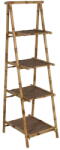 Ixia Natúr színű bambusz polcos állvány 48x152x50 cm Manali - Ixia