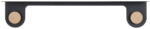Gazzda Hook fekete fali polc 2 akasztóval, hossz 70 cm - Gazzda