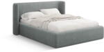 Windsor & Co Sötétszürke kárpitozott ágyneműtartós franciaágy ágyráccsal 200x200 cm Jason - Windsor & Co Sofas