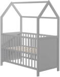 Roba Szürke babaágy 60x120 cm - Roba