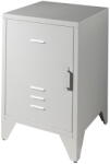 VIPACK Szürke fém éjjeliszekrény Bronxx - Vipack