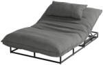 Hartman Sötétszürke fém-párnázott kerti napozóágy Emma - Hartman