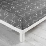 douceur d'intérieur Sötétszürke gumis pamut lepedő 90x190 cm Aristide - douceur d'intérieur