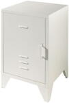 VIPACK Fehér fém éjjeliszekrény Bronxx - Vipack