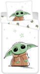 Jerry Fabrics Egyszemélyes pamut gyerek ágyneműhuzat 140x200 cm Star Wars Baby Yoda - Jerry Fabrics