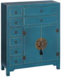 Ixia Kék magas komód 73x90 cm Oriente - Ixia