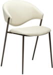 DAN-FORM Elefántcsont színű bőrutánzat étkezőszék Zone - DAN-FORM Denmark