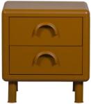 WOOOD Okkersárga fém éjjeliszekrény Rune - WOOOD