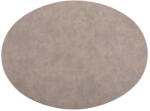 ZicZac Troja szürke műbőr tányéralátét, 33 x 45 cm - ZicZac