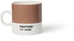 Pantone Világosbarna kerámia eszpresszó bögre 120 ml Mocha Mousse 17-1230 - Pantone