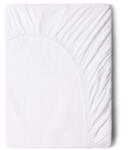 Good Morning Fehér pamut gumis lepedő, 180 x 200 cm - Good Morning