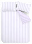 Sassy B Fehér-levendula színű egyszemélyes ágyneműhuzat 135x200 cm Stripe Tease - Sassy B