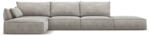 Mazzini Sofas Világosszürke sarokkanapé (bal oldali) Vanda - Mazzini Sofas - bonami - 896 742 Ft