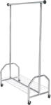 Wenko Ezüstszínű fém gurulós ruhatartó állvány Profi - Wenko