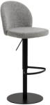 Actona Fekete-szürke állítható magasságú bárszék (ülésmagasság 55 cm) Patricia - Actona